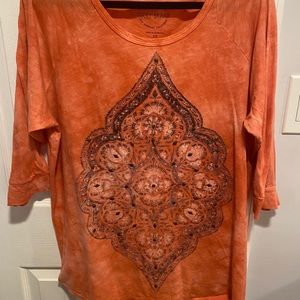 SOLD Lucky Brand 3/4 Sleeve Shirt- Size 2x